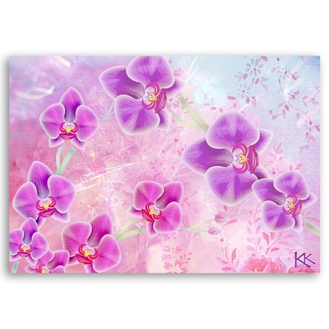 Obraz na płótnie - Orchidea Kwiaty Abstrakcja Obraz na płótnie - Orchidea Kwiaty Abstrakcja