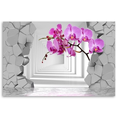 Obraz - Storczyk na abstrakcyjnym tle 3D Obraz - Storczyk na abstrakcyjnym tle 3D