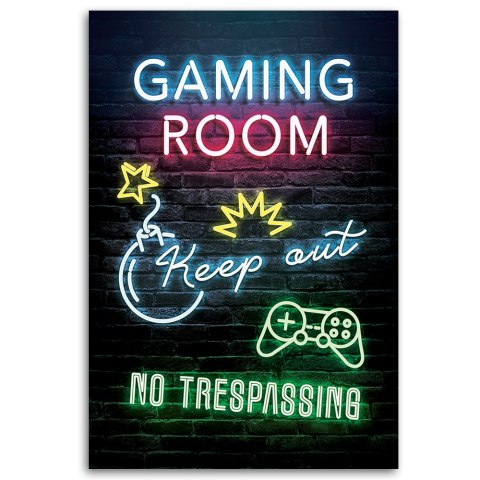 Obraz na płótnie - Napis Pokój gracza gaming Obraz na płótnie - Napis Pokój gracza gaming