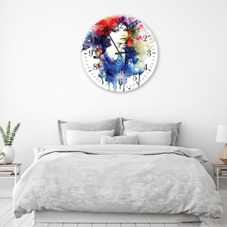 Zegar Obraz -  Love life watercolor