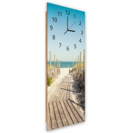 Zegar Obraz -  Ścieżka na plażę