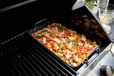 Brytfanna prostokątna z uchwytami CADAC Meridian z powłoką GreenGrill Brytfanna prostokątna z uchwytami CADAC Meridian z powłoką GreenGrill