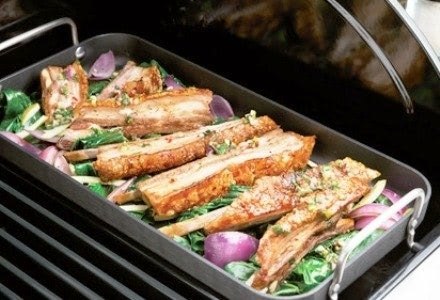 Brytfanna prostokątna z uchwytami CADAC Meridian z powłoką GreenGrill Brytfanna prostokątna z uchwytami CADAC Meridian z powłoką GreenGrill