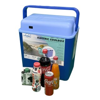 LODÓWKA SAMOCHODOWA TURYSTYCZNA 24L AURELIA, 12V, PRZENOŚNA, CAMPING, AUTO