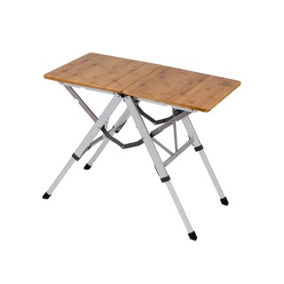STÓŁ TURYSTYCZNY ELÉGANT, STOLIK SKŁADANY Z BAMBUSA, OGRÓD, KEMPING, 70 CM