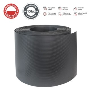 TAŚMA OGRODZENIOWA PANELOWA FORTEZZA, PP, 19CM, 26MB, ANTRACYT, RAL 7016