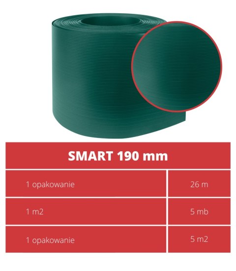 Taśma ogrodzeniowa ROLKA 26mb SMART 19cm PROTECTO ZIELONA Taśma ogrodzeniowa ROLKA 26mb SMART 19cm PROTECTO ZIELONA