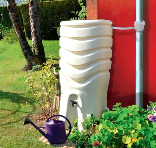 ZBIORNIK NA DESZCZÓWKĘ AQUAFOR 550L, POJEMNIK NA WODĘ, OGRODOWY, KRANIK
