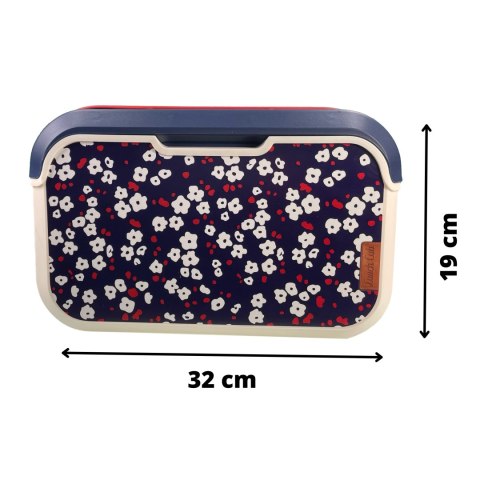 Lunchbox 5L Głęboki, kwiat wiśni 32,6x19,9x18,9cm Lunchbox 5L Głęboki, kwiat wiśni 32,6x19,9x18,9cm
