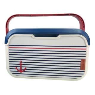 LODÓWKA TURYSTYCZNA AZURA, LUNCHBOX 5L, TERMICZNA, WZÓR MARYNARSKI, SZKOŁA