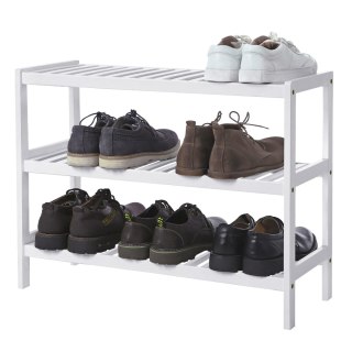REGAŁ NA BUTY AUREA, SZAFKA, BIAŁY, DO SALONU, LOFT, PÓŁKA, 55 CM, OTWARTY