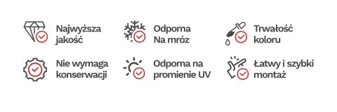 Taśma ogrodzeniowa PASKI 6 x 2,55mb CLASSIC 19cm PROTECTO SZARA + 12 klipsów GRATIS Taśma ogrodzeniowa PASKI 6 x 2,55mb CLASSIC 19cm PROTECTO SZARA + 12 klipsów GRATIS