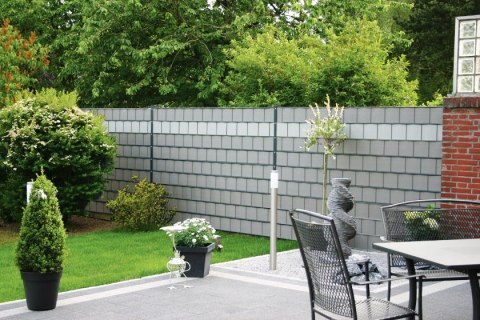 Taśma ogrodzeniowa PASKI 6 x 2,55mb CLASSIC 19cm PROTECTO SZARA + 12 klipsów GRATIS Taśma ogrodzeniowa PASKI 6 x 2,55mb CLASSIC 19cm PROTECTO SZARA + 12 klipsów GRATIS