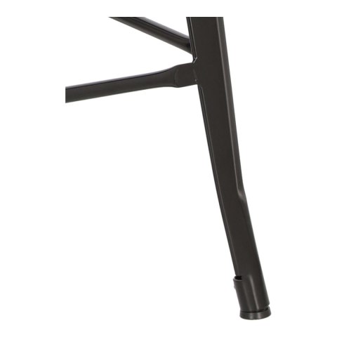 CZARNY METALOWY HOKER LOFT ARTPRO, STOŁEK BAROWY, DO KUCHNI, 66 CM CZARNY METALOWY HOKER LOFT ARTPRO, STOŁEK BAROWY, DO KUCHNI, 66 CM