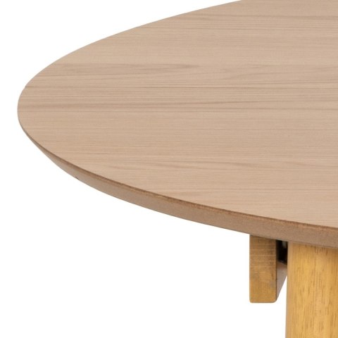 OKRĄGŁY ROZKŁADANY STÓŁ DO JADALNI, DĄB, 80-154 CM, NATURALNY, ELEGANCKI