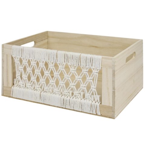 Zestaw 3 pudełek Gigogne boho plecione Zestaw 3 pudełek Gigogne boho plecione