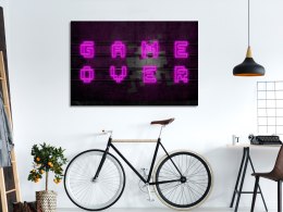 Obraz - Różowy neon (1-częściowy) szeroki