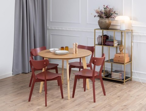 OKRĄGŁY STÓŁ ROX, DĘBOWY, DO JADALNI, LOFT, KLASYCZNY, SOLIDNY, 105 CM OKRĄGŁY STÓŁ ROX, DĘBOWY, DO JADALNI, LOFT, KLASYCZNY, SOLIDNY, 105 CM