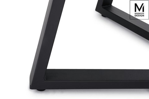 INDUSTRIALNY OKRĄGŁY STÓŁ LOFT, CZARNE METALOWE NOGI, DĘBOWY BLAT MDF 80 CM INDUSTRIALNY OKRĄGŁY STÓŁ LOFT, CZARNE METALOWE NOGI, DĘBOWY BLAT MDF 80 CM