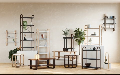 STOLIK SCANDI WOOD, Z UCHWYTEM, NOWOCZESNY, BIAŁY, Z OTWOREM NA PRZEWODY STOLIK SCANDI WOOD, Z UCHWYTEM, NOWOCZESNY, BIAŁY, Z OTWOREM NA PRZEWODY