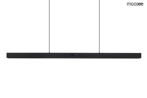 LAMPA WISZĄCA MOOSEE LUMINO, CZARNA, LED, DOTYKOWA, REGULACJA BARWY, LINER