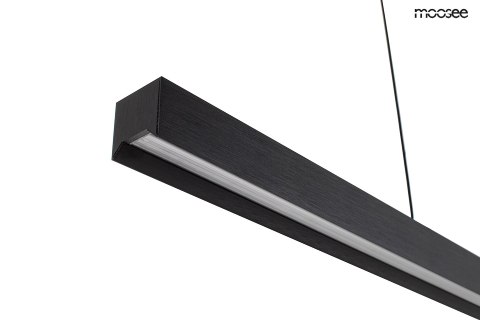 LAMPA WISZĄCA MOOSEE LUMINO, CZARNA, LED, DOTYKOWA, REGULACJA BARWY, LINER