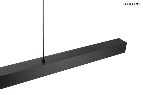 LAMPA WISZĄCA MOOSEE LUMINO, CZARNA, LED, DOTYKOWA, REGULACJA BARWY, LINER