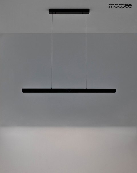 LAMPA WISZĄCA MOOSEE LUMINO, CZARNA, LED, DOTYKOWA, REGULACJA BARWY, LINER