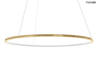 LAMPA WISZĄCA MOOSEE AURELIA 150, ZŁOTA, LED RING, KOŁO, PILOT, ŚCIEMNIALNA
