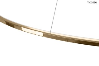 LAMPA WISZĄCA MOOSEE AURELIA 150, ZŁOTA, LED RING, KOŁO, PILOT, ŚCIEMNIALNA