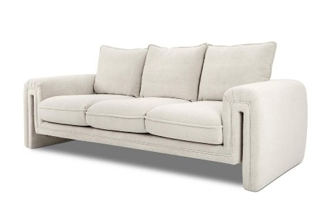 ELEGANCKA BEŻOWA SOFA DO SALONU, EKSKLUZYWNA,, 230 CM, SZENIL