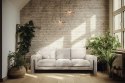 ELEGANCKA BEŻOWA SOFA DO SALONU, EKSKLUZYWNA,, 230 CM, SZENIL