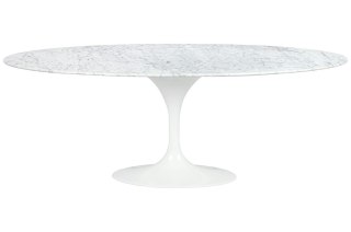 STÓŁ MARMUROWY OWALNY BIANCO CARRARA 200X120, JADALNIA, SALON, LUCENTE