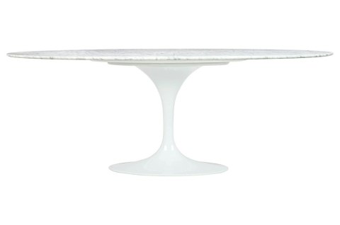STÓŁ MARMUROWY OWALNY BIANCO CARRARA 200X120, JADALNIA, SALON, LUCENTE
