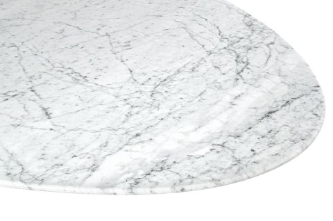 STÓŁ MARMUROWY OWALNY BIANCO CARRARA 200X120, JADALNIA, SALON, LUCENTE