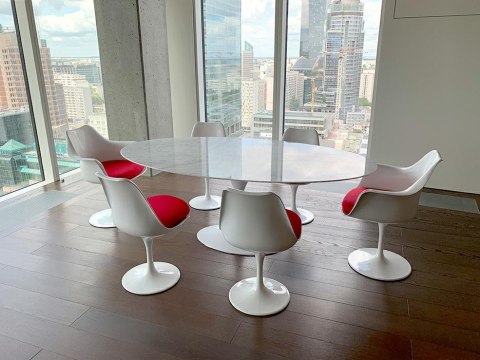STÓŁ MARMUROWY OWALNY BIANCO CARRARA 200X120, JADALNIA, SALON, LUCENTE