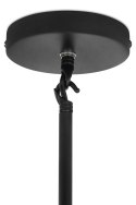 NOWOCZESNA CZARNA LAMPA WISZĄCA, LED, DO SALONU, LOFT, 6 x G9