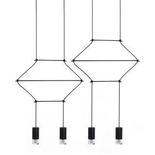 LAMPA WISZĄCA NEXUS CZARNA GEOMETRYCZNA, NOWOCZESNA, MINIMALISTYCZNA, LOFT