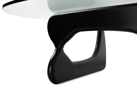 NOWOCZESNY CZARNY STOLIK KAWOWY, SZKLANY BLAT, DO SALONU, ELEGANCKI 130 CM NOWOCZESNY CZARNY STOLIK KAWOWY, SZKLANY BLAT, DO SALONU, ELEGANCKI 130 CM