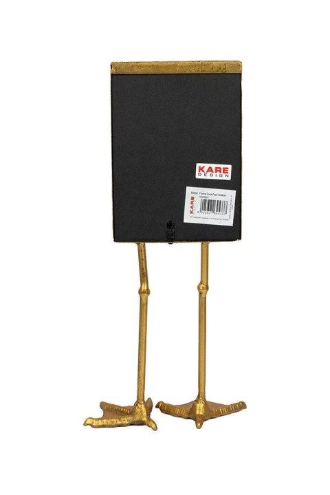 RAMKA NA ZDJĘCIA ANATRA KARE DESIGN, ZŁOTA, KACZE NOGI, PIONOWA, 38,5 CM