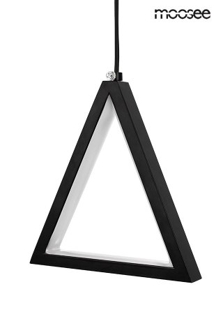 LAMPA WISZĄCA LUMINOS MOOSEE CZARNA, LED, DESIGNERSKA, LOFT, GEOMETRYCZNA