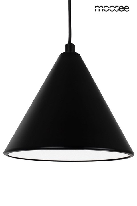 LAMPA WISZĄCA LUMINOS MOOSEE CZARNA, LED, DESIGNERSKA, LOFT, GEOMETRYCZNA