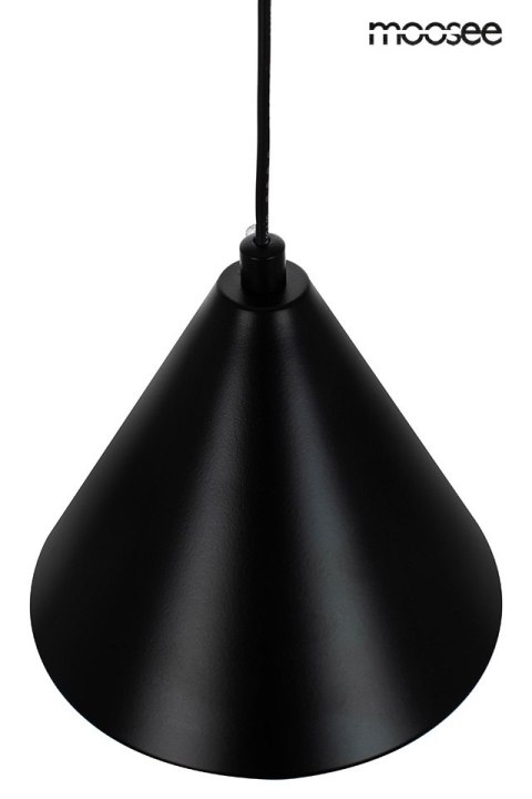 LAMPA WISZĄCA LUMINOS MOOSEE CZARNA, LED, DESIGNERSKA, LOFT, GEOMETRYCZNA