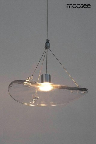 LAMPA WISZĄCA LUMINOS MOOSEE, SZKLANA, NOWOCZESNA, LED, DO SALONU, LOFT