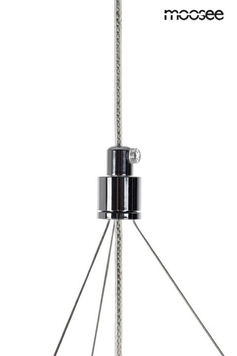 LAMPA WISZĄCA LUMINOS MOOSEE, SZKLANA, NOWOCZESNA, LED, DO SALONU, LOFT