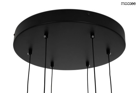 LAMPA WISZĄCA AURAE MOOSEE, ZŁOTA, PTASZKI, DESIGNERSKA, LED 24W, SALON