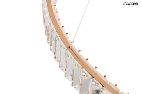 LAMPA WISZĄCA LUMINOSA, ZŁOTA, KRYSZTAŁOWA, LED, GLAMOUR, MOOSEE, 41CM