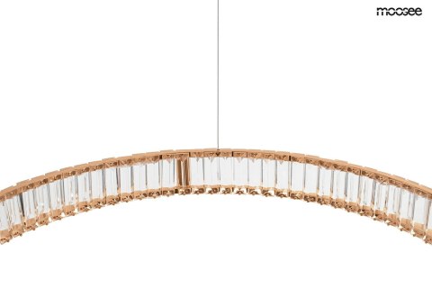LAMPA WISZĄCA LUMINOSA, ZŁOTA, KRYSZTAŁOWA, LED, GLAMOUR, MOOSEE, 41CM