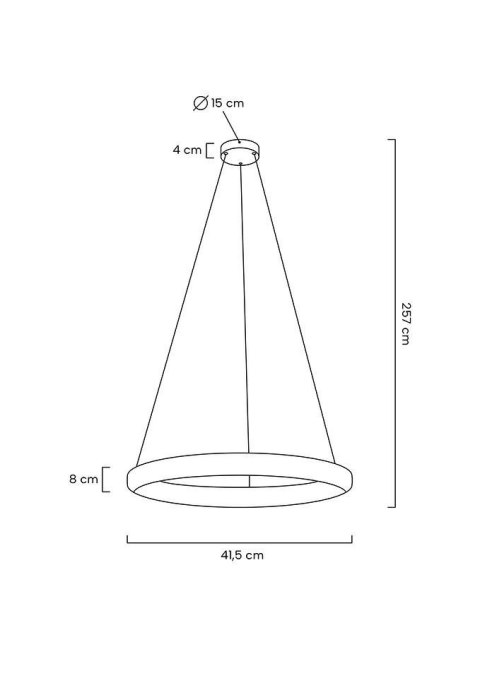 LAMPA WISZĄCA LUMINOSA, ZŁOTA, KRYSZTAŁOWA, LED, GLAMOUR, MOOSEE, 41CM