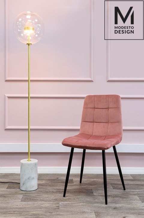 TAPICEROWANE RÓŻOWE KRZESŁO GLAMOUR, WELUROWE, PIKOWANE, DO SALONU, JADALNI TAPICEROWANE RÓŻOWE KRZESŁO GLAMOUR, WELUROWE, PIKOWANE, DO SALONU, JADALNI